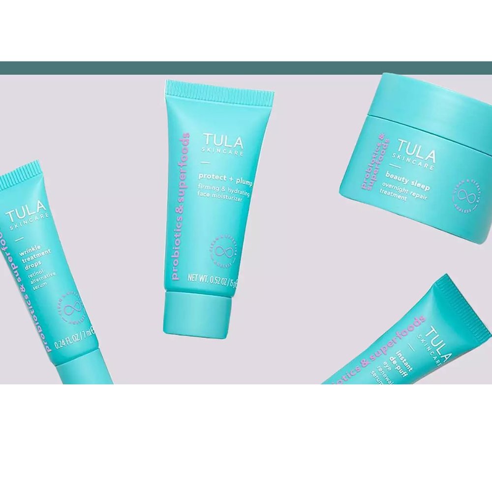 NEW ✅ TULA Skincare  5 Piece Firming & Smoothing Discovery Kit ⭐ New with Case - Picture 4 of 7